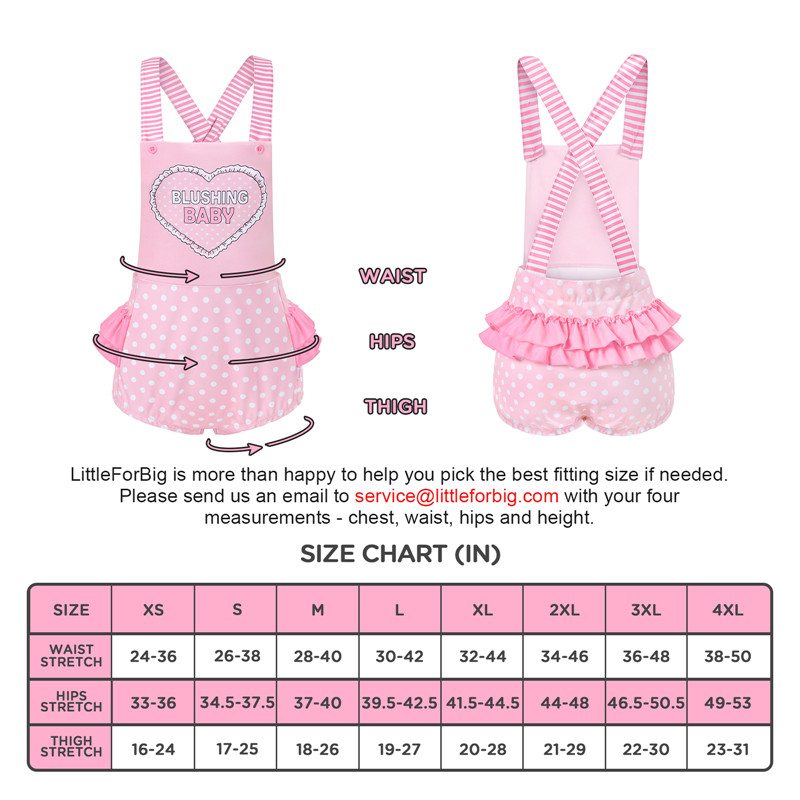 Blushing Baby Ruffle Butt Shortalls