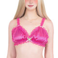 SissyUniversity Lacy Frill Bralette Rose