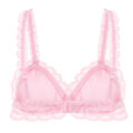 Sissy Lacy Frill Bralette Pink