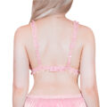 Sissy Lacy Frill Bralette Pink