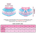 Ballerina Tutu Bloomers Skirted Panties RainBow