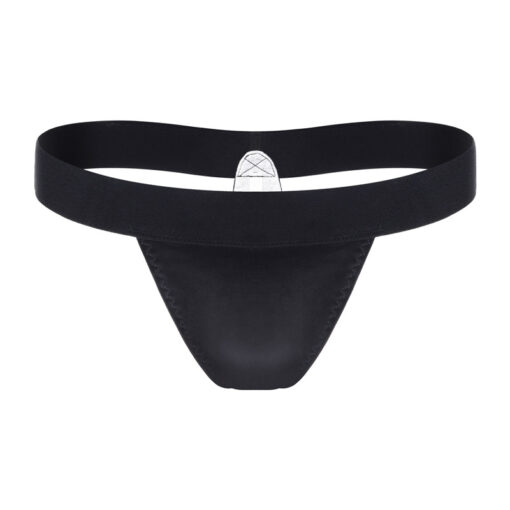 LittleForBig Kleine Geheimnis Tanga Tuck Gaff Panties glatt seidig versteckte Gaff Formende Briefs für Crossdresser und Transgender-Individuen Rosa XL