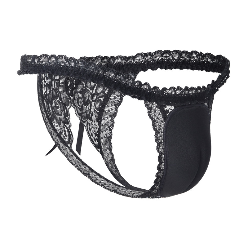 Camel Toe Tucking Gaff Thong Panties