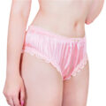 Sissy Lacy Frill Panties Pink