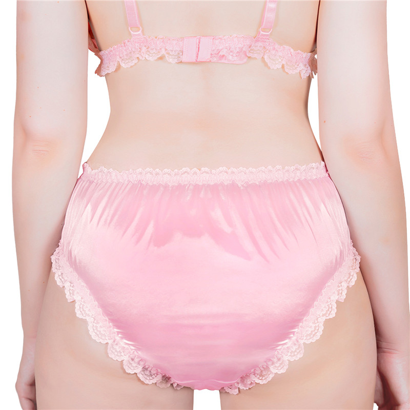 SissyUniversity Lacy Frill Panties Pink