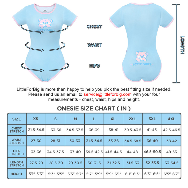 Potty Pants Two-sided Printed Onesie Bodysuit