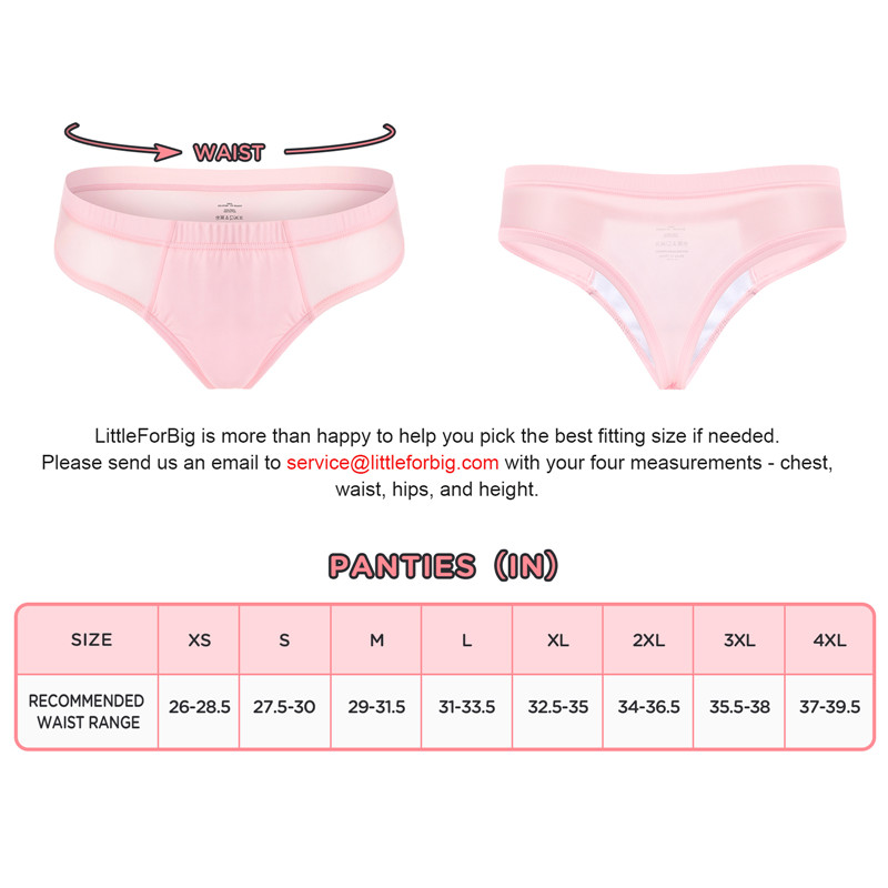 Tucking Gaff Brazilian Cheeky Panties Pink