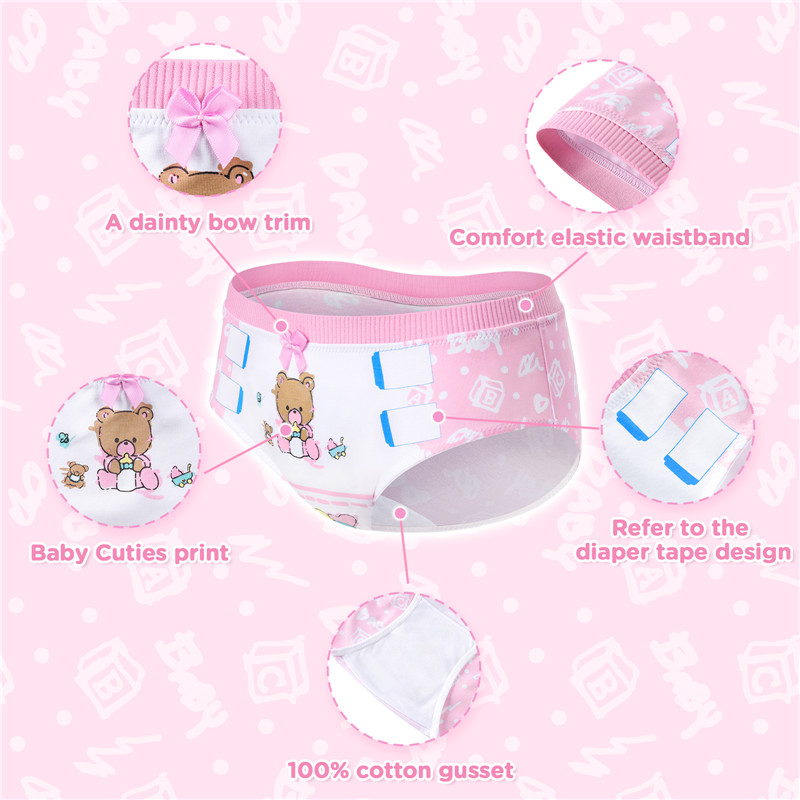 Baby Cuties &apos;Oopsie&apos; Potty Pants Panties Set