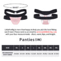 Double Band Thong Tucking Gaff Panties Pink