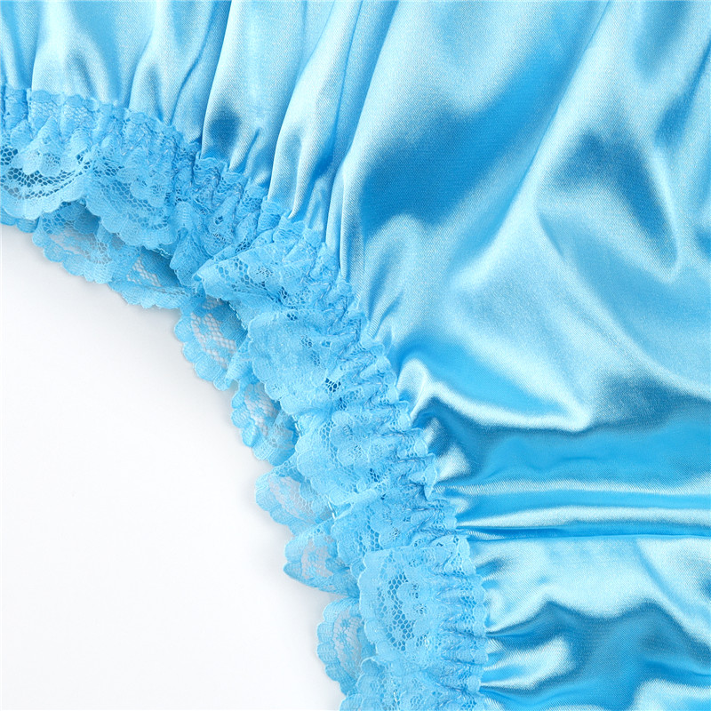SissyUniversity Lacy Frill Panties Blue