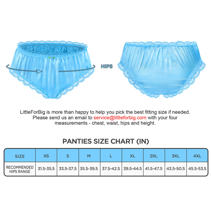 SissyUniversity Lacy Frill Panties Blue