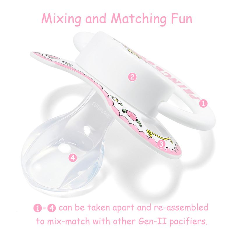 Gen2 BigShield Pacifier Little Beauty Pattern