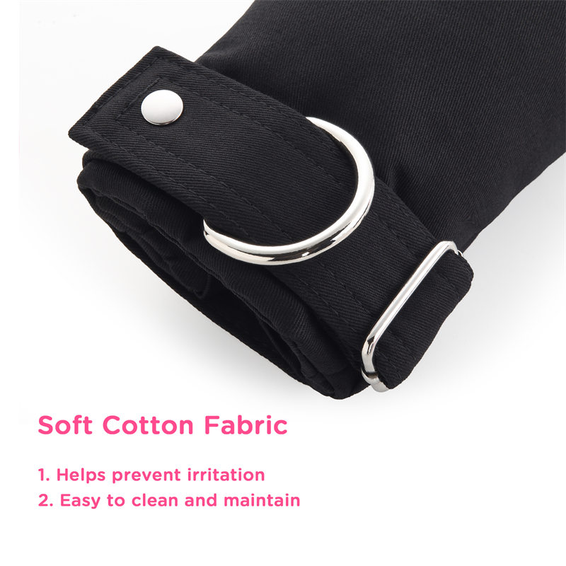 Adult Baby Soft Padded Mittens Black