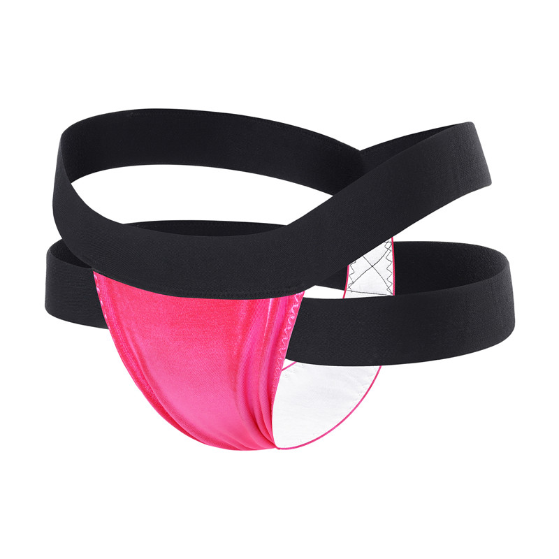 Double Band Thong Tucking Gaff Panties Hot Pink