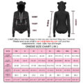 Cozy Bear Hoodie Sweatshirt Onesie Black