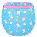 Snuggle Bunny Pattern Silky Ribbon Omutsu Japanese Diaper Cover