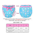 Snuggle Bunny Pattern Silky Ribbon Omutsu Japanese Diaper Cover