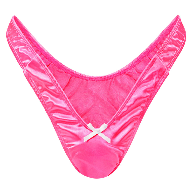 Little Secret Thong Tucking Gaff Panties Hot Pink