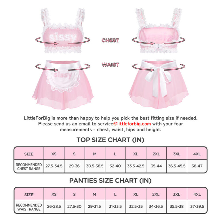 LittleForBig Unisex Adjustable Lace Band Sleepwear Net Lingerie Home