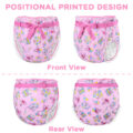 Usagi Pastel Circus Pattern Silky Ribbon Omutsu Japanese Diaper Cover