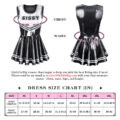 Cheer Sissy Sparkle Metallic Bodycon Mini Dress Black