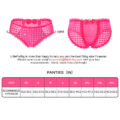 Cheeky Bow Tucking Gaff Panties Hot Pink