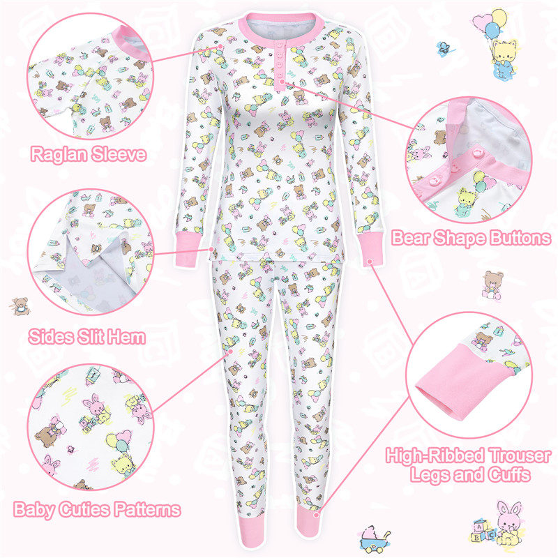 New Baby Cuties Pajamas Set