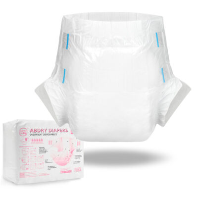ABDry Ultra Absorbent Diapers 10 Pieces Pack White(M)/(L)/(XL)
