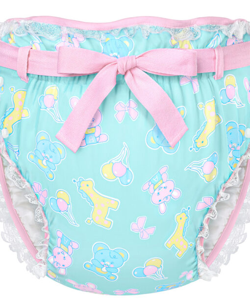 Baby Parade Repeating Pattern Silky Ribbon Omutsu Japanese Diaper Cover