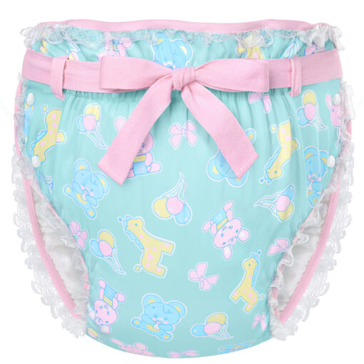Baby Parade Repeating Pattern Silky Ribbon Omutsu Japanese Diaper Cover