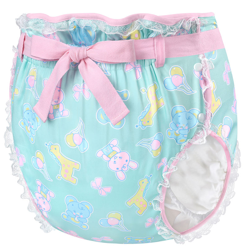 Baby Parade Repeating Pattern Silky Ribbon Omutsu Japanese Diaper Cover