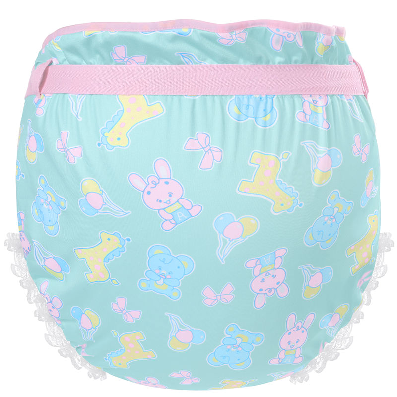 Baby Parade Repeating Pattern Silky Ribbon Omutsu Japanese Diaper Cover