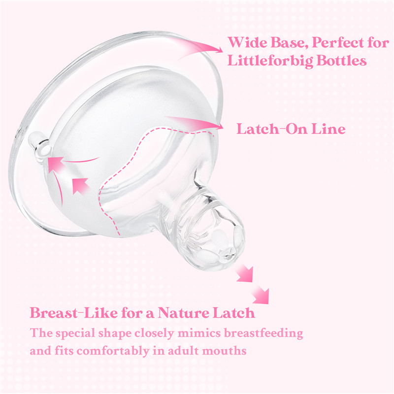 Spiral Texture Bottle Nipples 3-Pack