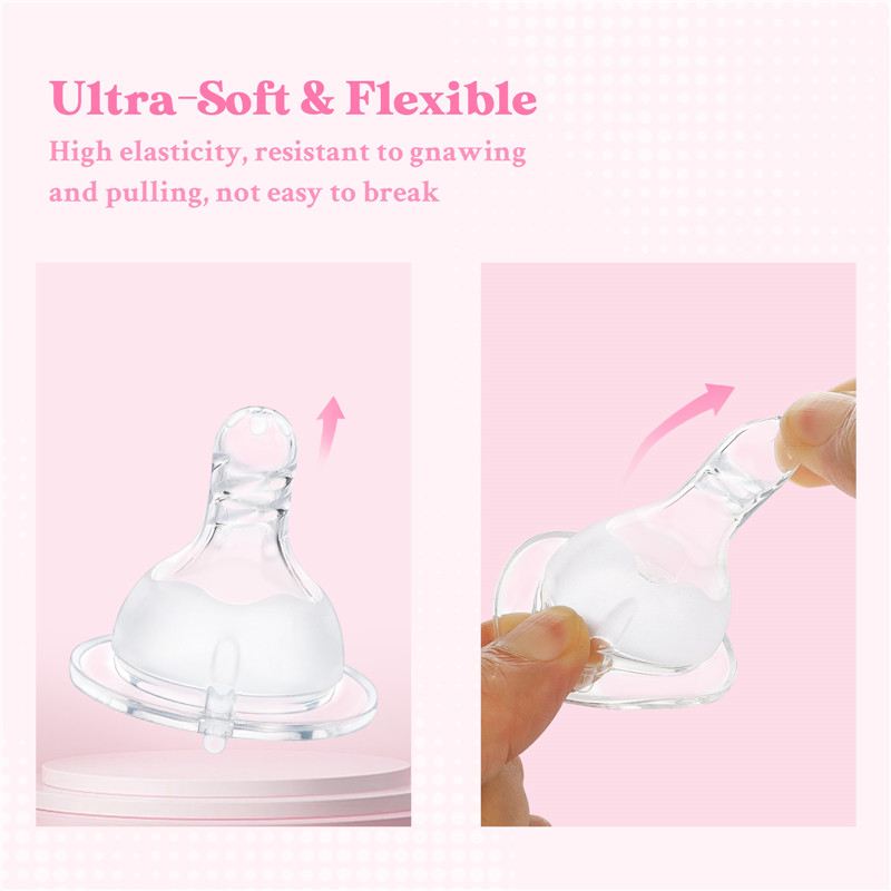 Spiral Texture Bottle Nipples 3-Pack