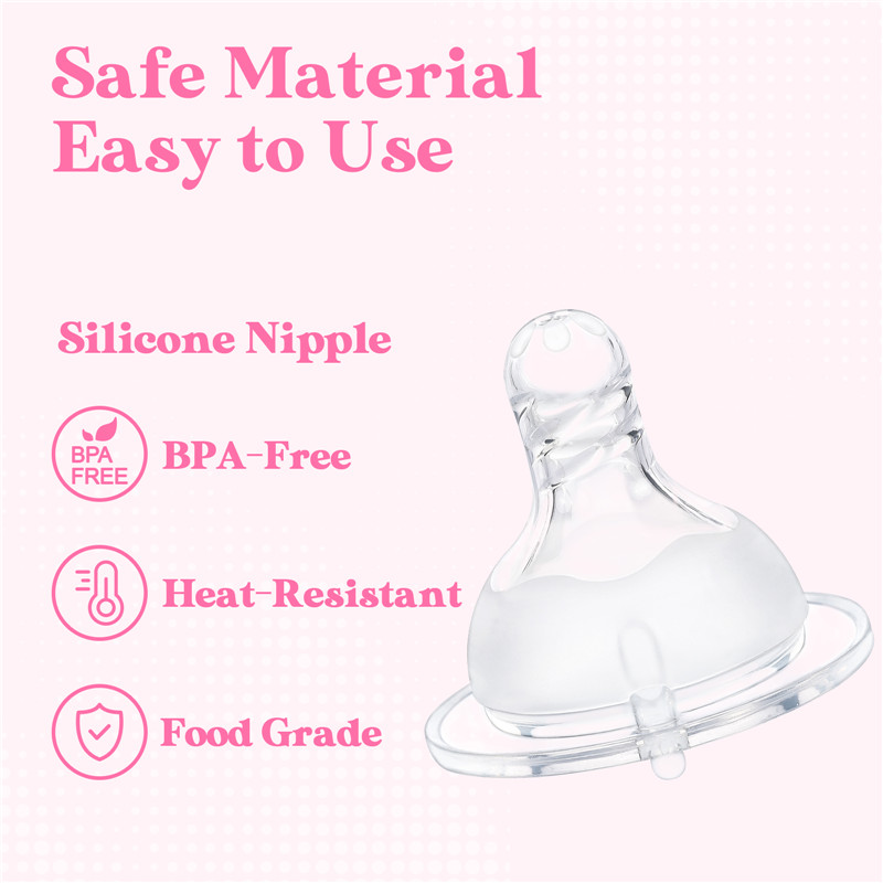 Spiral Texture Bottle Nipples 3-Pack