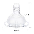 Spiral Texture Bottle Nipples 3-Pack