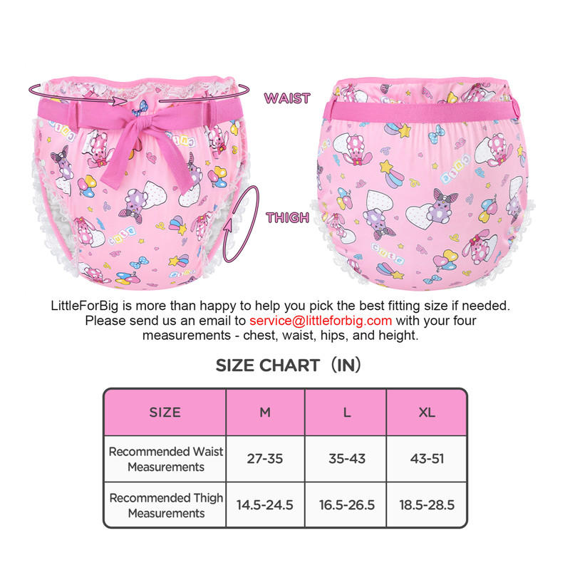 Baby Usagi & Bella Pattern Silky Ribbon Omutsu Japanese Diaper Cover