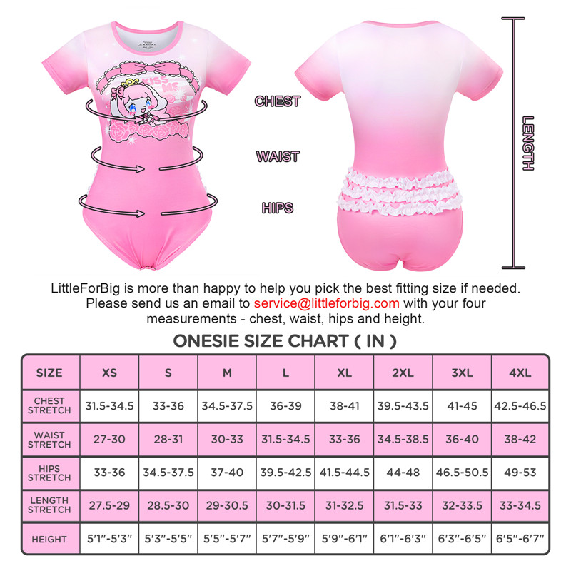 Little Beauty Ruffle Back Onesie Bodysuit