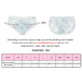 Cottagecore Pattern Tucking Gaff Panties Green