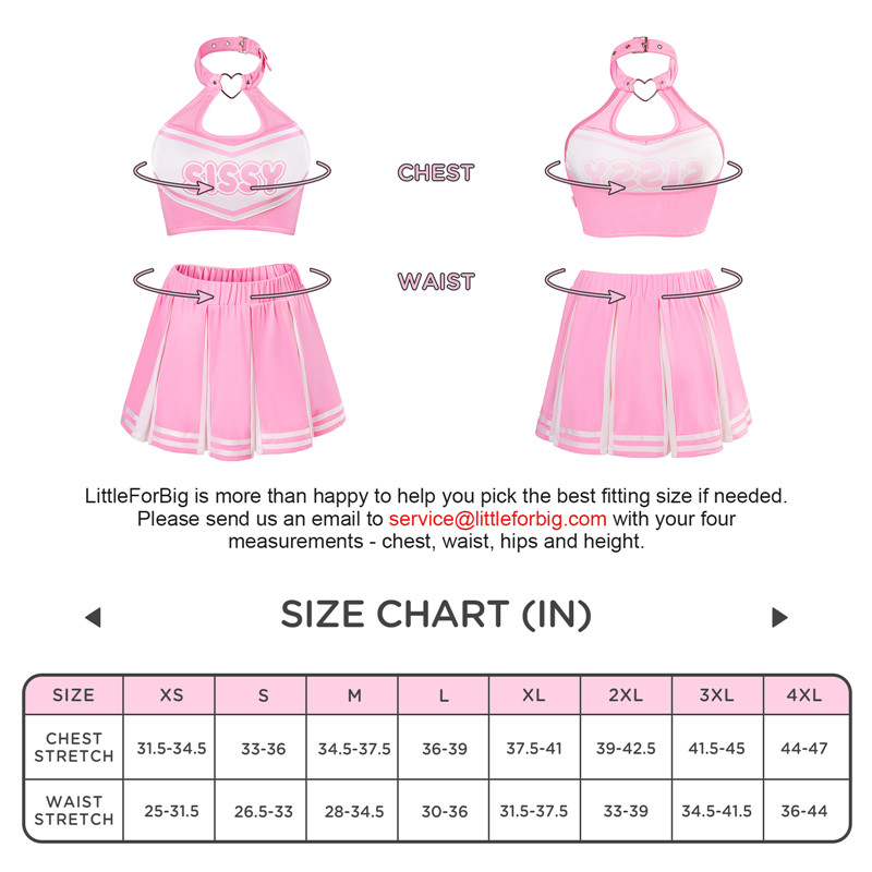 SissyUniversiry  Game Day Cheerleader Skirt Set