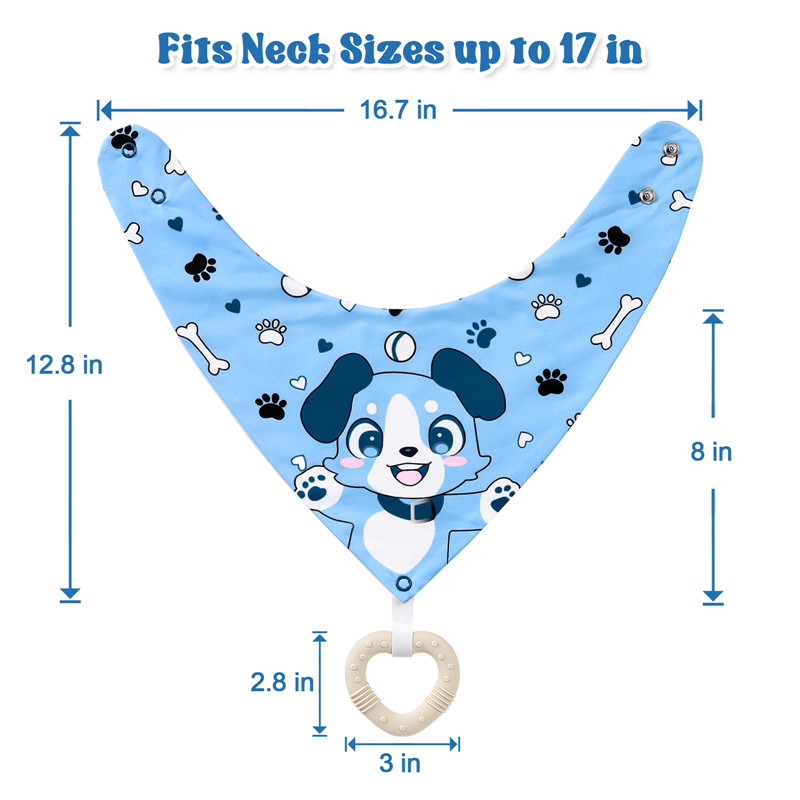 Good Boy Little Blue Chew Adult Bib