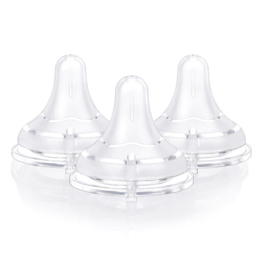 Textured Surface Bottle Bottle Nipples 3-Pack