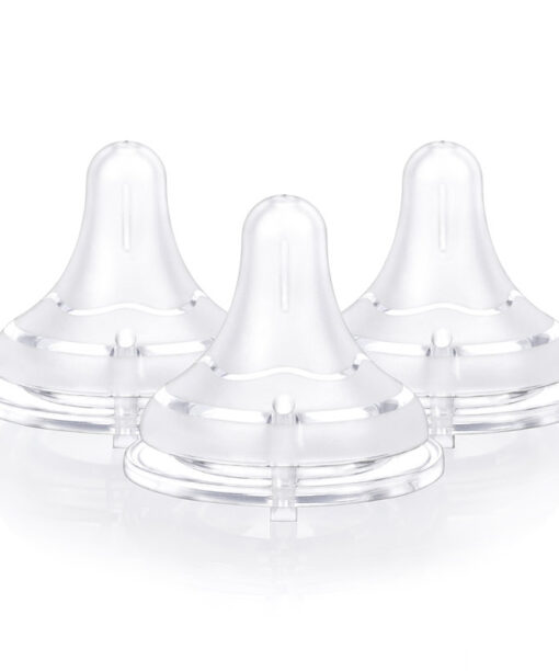 Textured Surface Bottle Bottle Nipples 3-Pack
