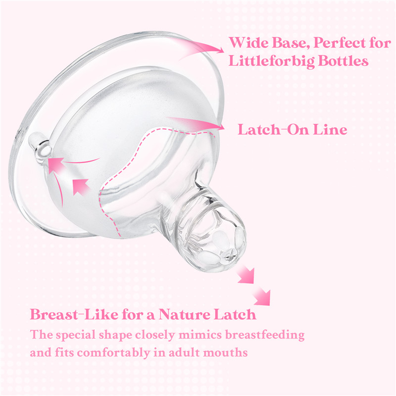 Soft Touch Bottle Nipples for Adults Assorted 3-Pack