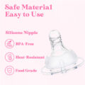 Soft Touch Bottle Nipples for Adults Assorted 3-Pack