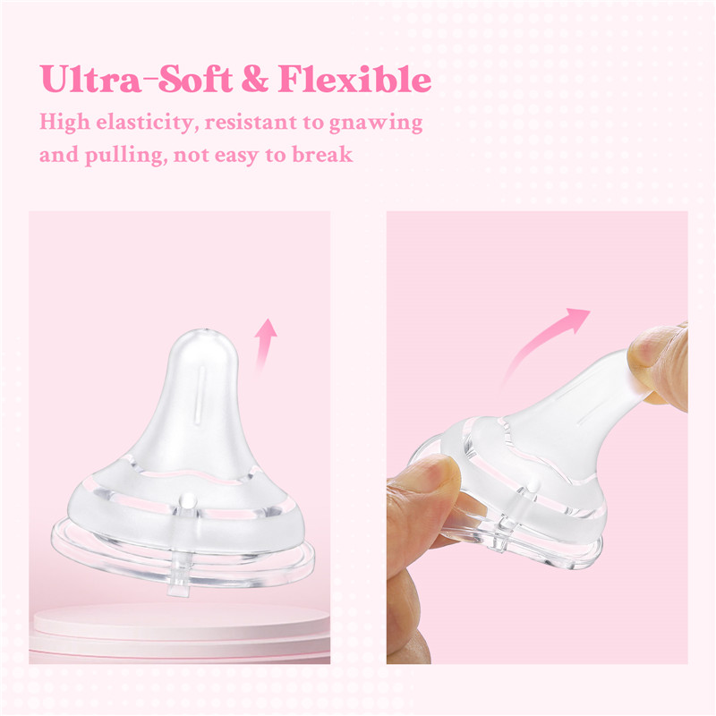 Soft Touch Bottle Nipples for Adults Assorted 3-Pack