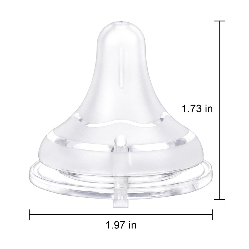 Soft Touch Bottle Nipples for Adults Assorted 3-Pack