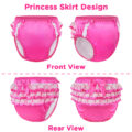 Pretty in Hot Pink Satin Adult Training Pants