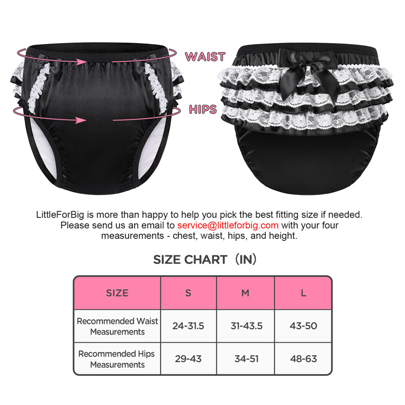 Pretty in Black Satin Adult Training Pants