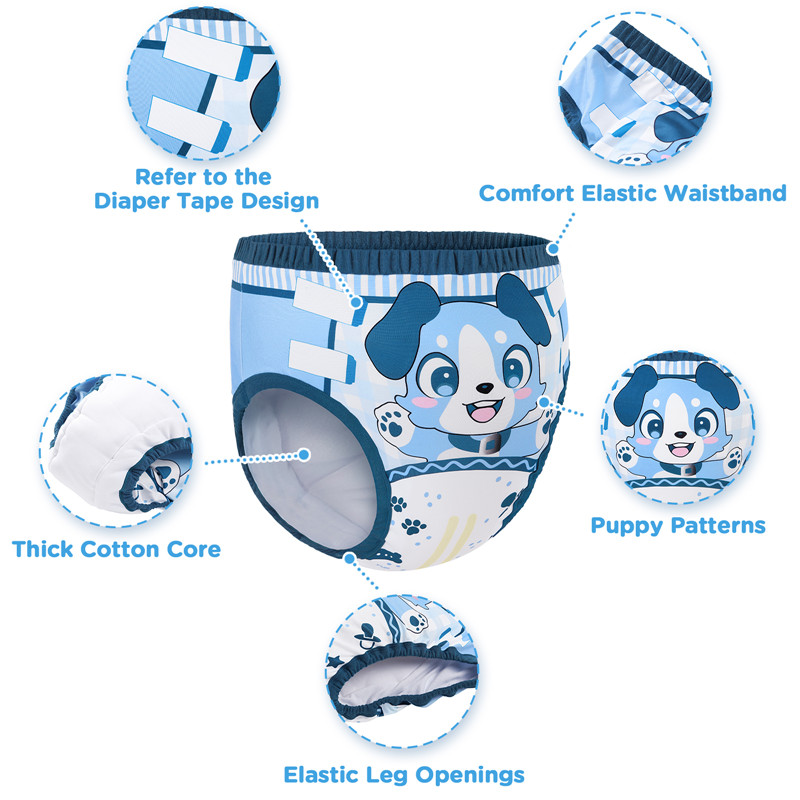 Little Blue Adult Training Pants
